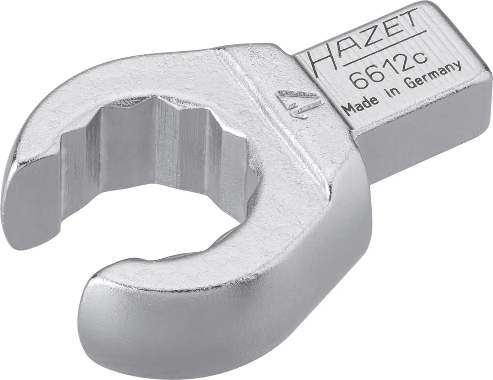 HAZET Einsteck-Ringschlüssel (offen) 9x12mm Doppel-Sechskant 17 6612C-17 Garantierte Lieferung