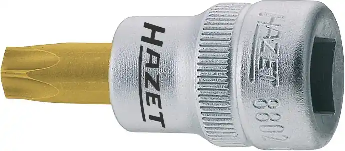 Neu Im Sortiment HAZET Schraubendreher-Steckschlüssel TORX® 10mm 3/8 Zoll Innen TORX® 43.5mm 8802-T25