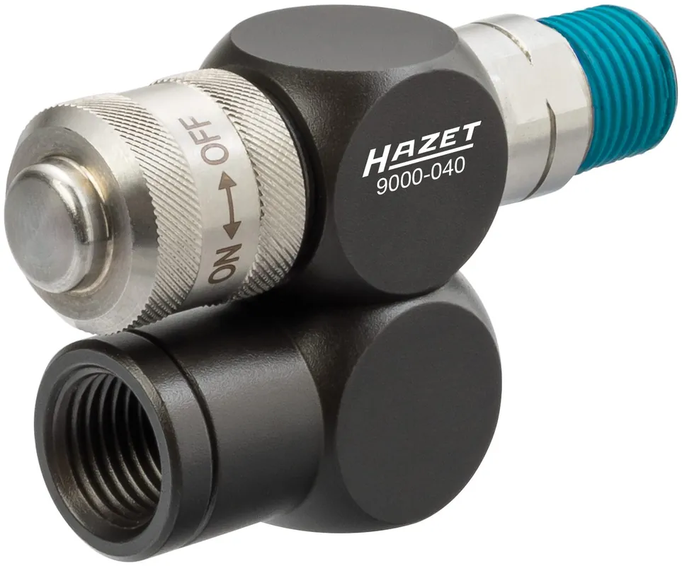 Markenware HAZET Drehgelenk mit stufenlosem Luftdurchfluss-Minderer 9000-040