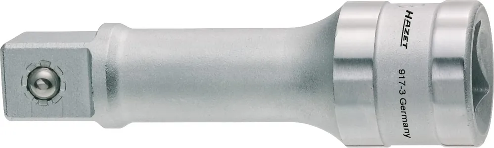 HAZET Verlängerung 12,5mm 1/2 Zoll Vierkant massiv 12,5mm 1/2 Zoll 917-3 Top-Seller