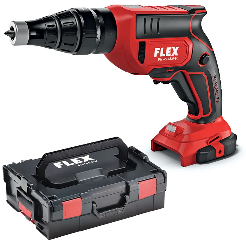 FLEX Akku Trockenbauschrauber DW 45 18 EC LBOXX ohne Akkus ohne LG 447.757 Neuheit