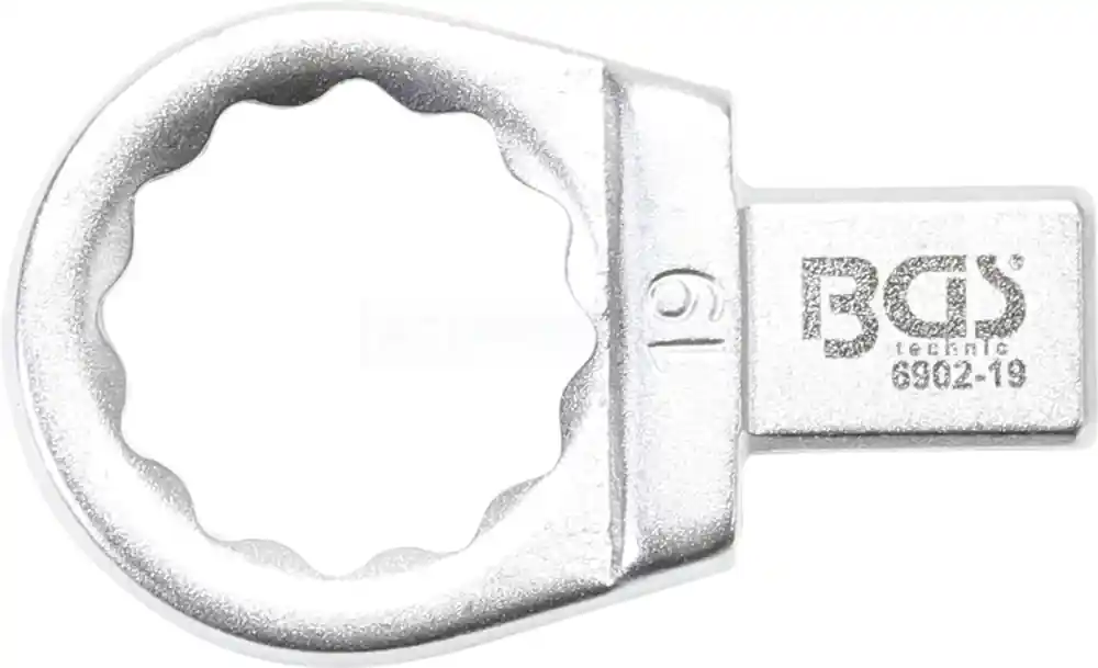 BGS Einsteck-Ringschlüssel | 19 mm | Aufnahme 9 x 12 mm – 6902-19 Neue Ware