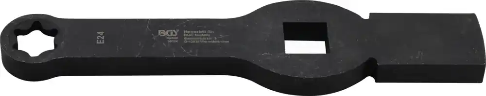 Sonderaktion BGS Schlag-Ringschlüssel | E-Profil (für Torx) | mit 2 Schlagflächen | SW E24 – 35324