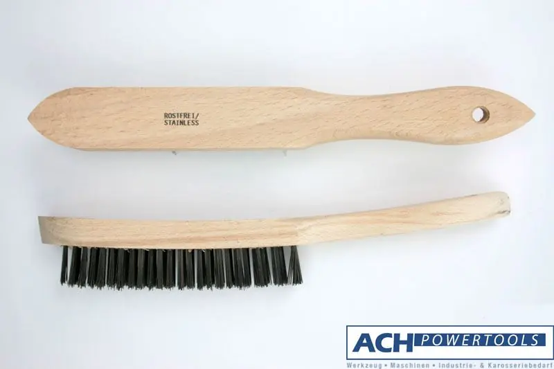ACH Stahldrahtbürsten aus rostfreiem Stahl V2A 3- reihig mit Holzgriff 511600 Online Kaufen