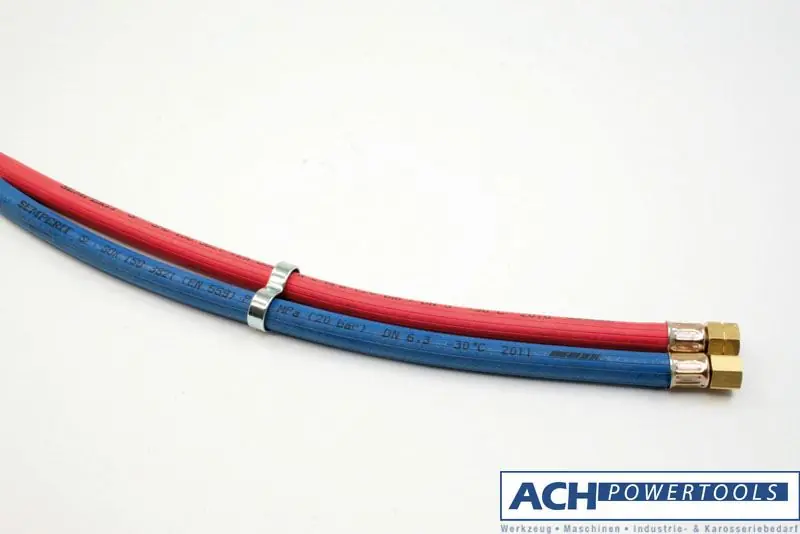 Nur Heute ACH Montierte Autogenschläuche 25 m Azetylen 9x3,5 mm/ Sauerst. 6x5,0 520735