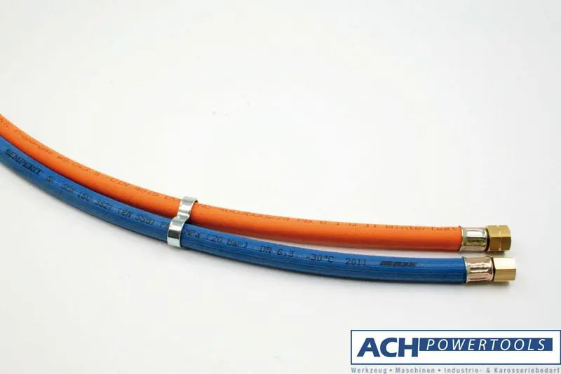 ACH Mitteldruck Propan-Sauerstoffschläuche 50 m lang 4x4 mm + 4x3,5 mm 520765 Must-Have