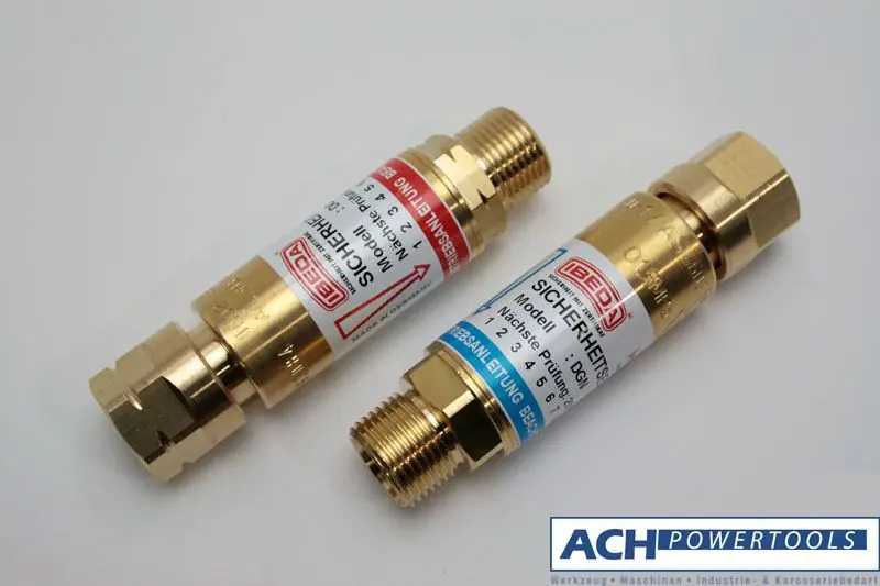 Super-Preis ACH Sicherung Druckminderer Brenngase Außengew. & Überwurfm. 3/8'' li. 525003