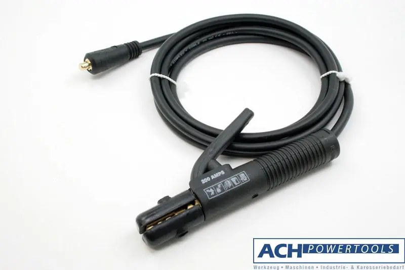 Finale Aktion ACH Schweißkabel NEOPREN mit Elektrodenhalter 300 A 35 mm² Dorn 13 mm 4 m 633541