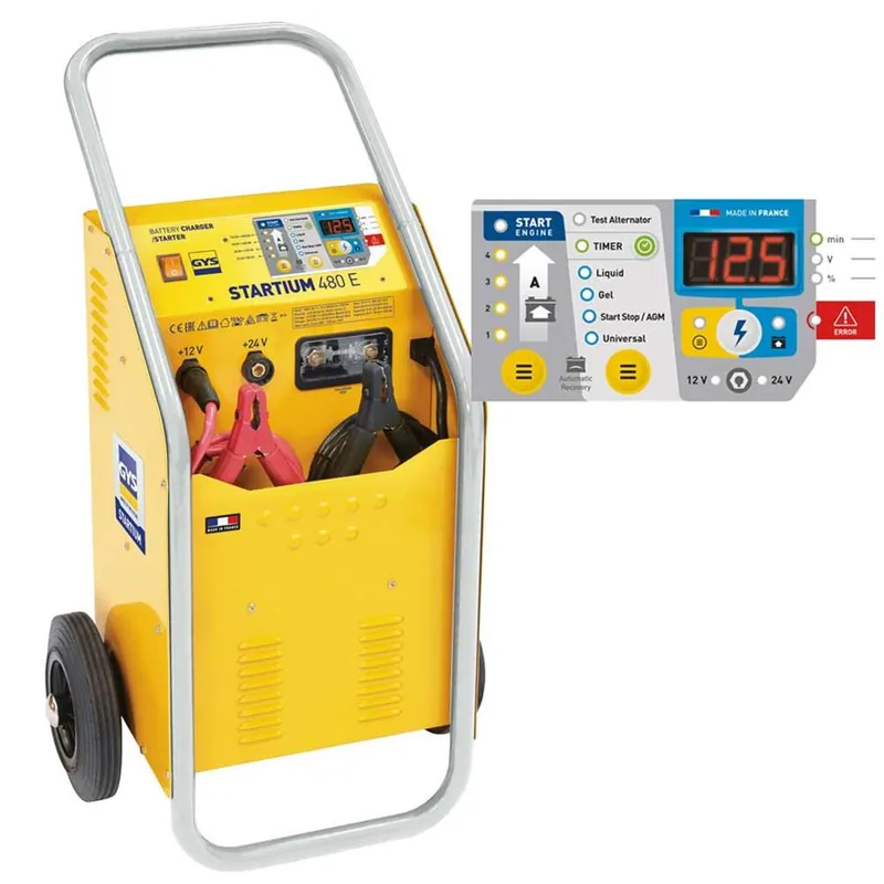 Bestpreis GYS automatisches 12-24V Batterieladegerät Startgerät STARTIUM 480E 026483 230V