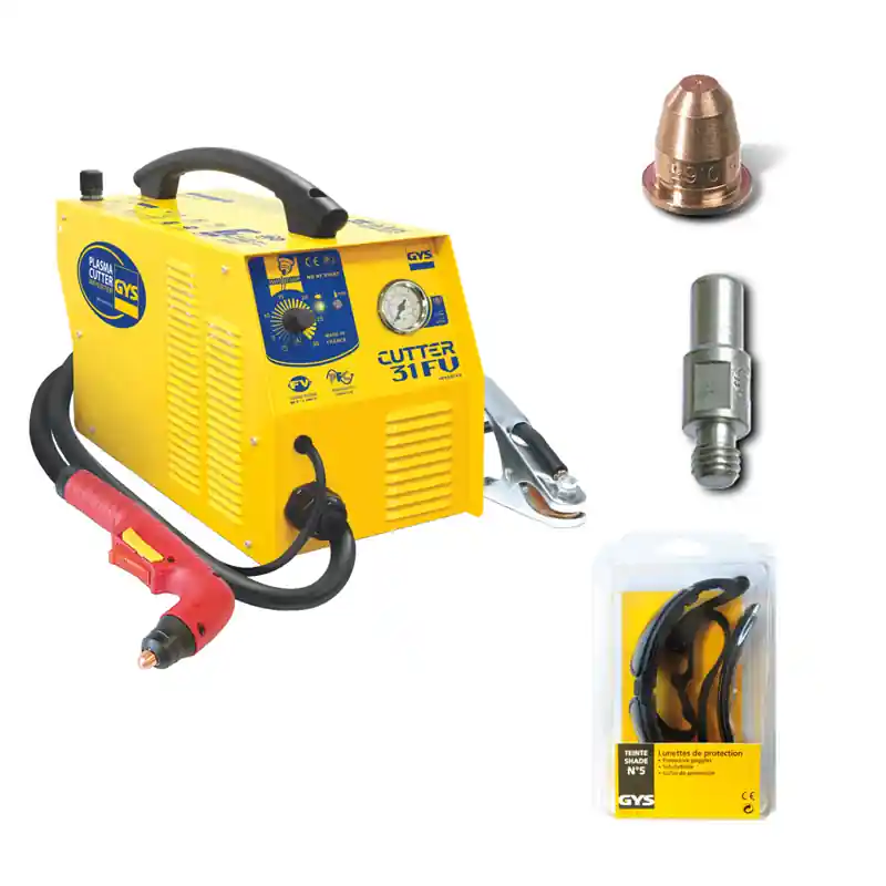 Schneller Versand GYS Plasma Cutter 31FV Komplettset jetzt 013858
