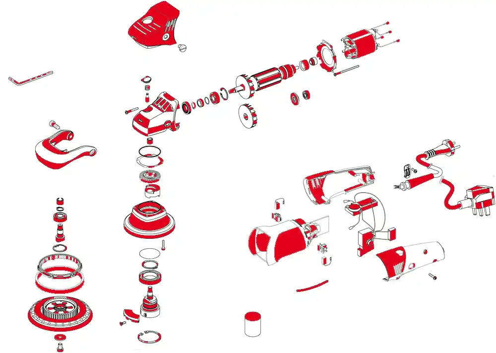 Geprüft FLEX 258091 Deckel Zwischen- MK -Ersatzteil-