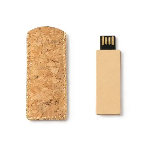 Bestseller Eco-USB-Stick aus Recyclingkarton und Kork