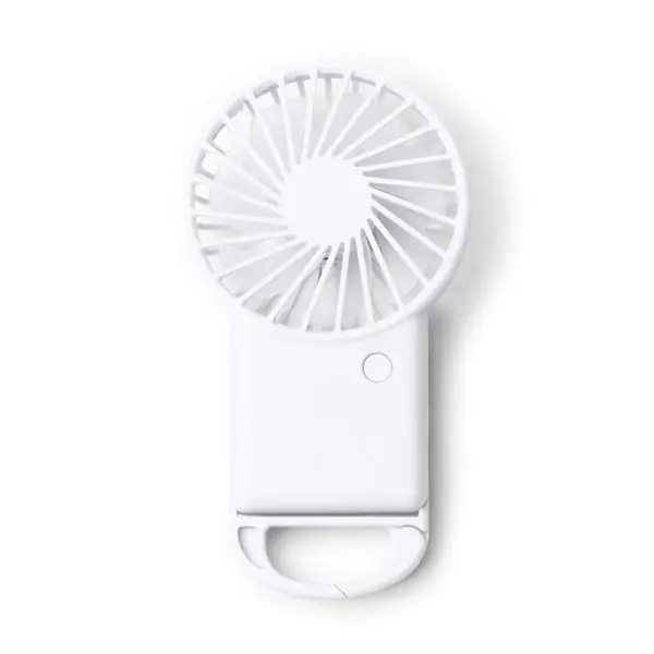 Rabatt Recycelter Handventilator GIZA ABS mit Karabinerhaken