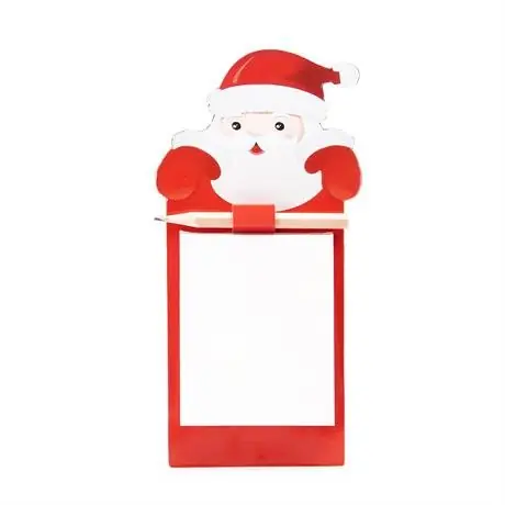 Markenware Weihnachtsmann Magnet mit Notizblättern