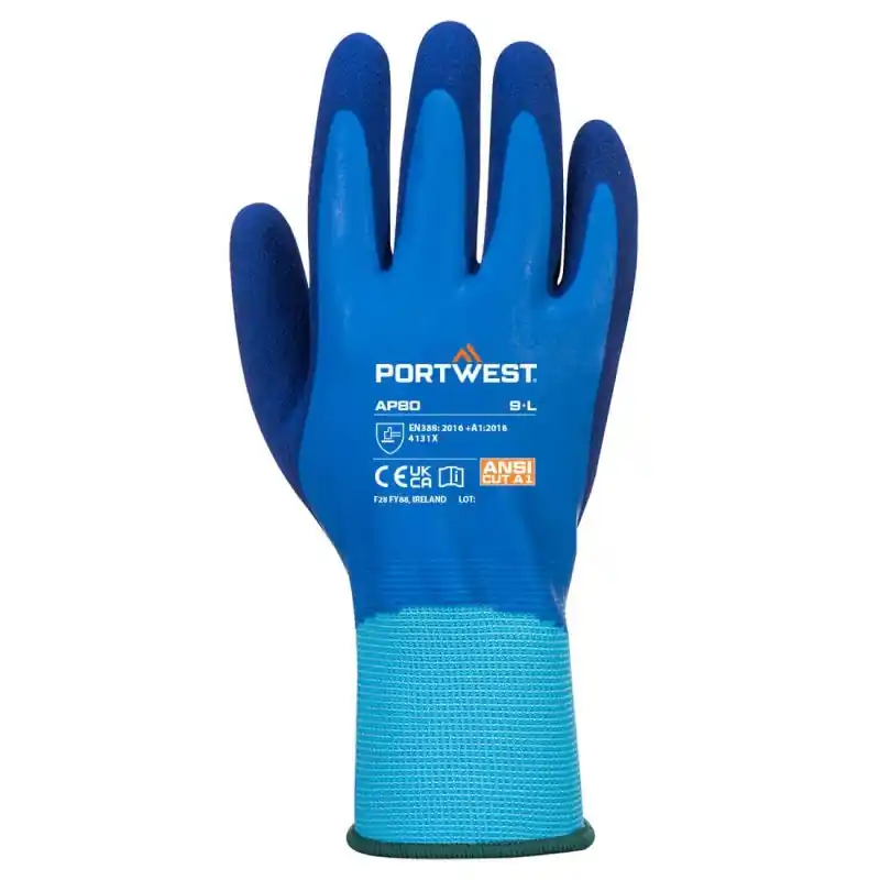 Neu Portwest Latex-Arbeitshandschuh Liquid Pro