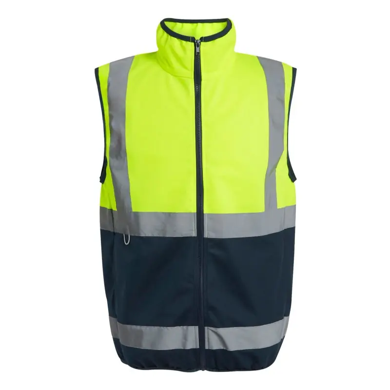 Preisknaller Regatta Pro Gilet Warnschutzweste mit Reißverschluss für Herren 120g/m²