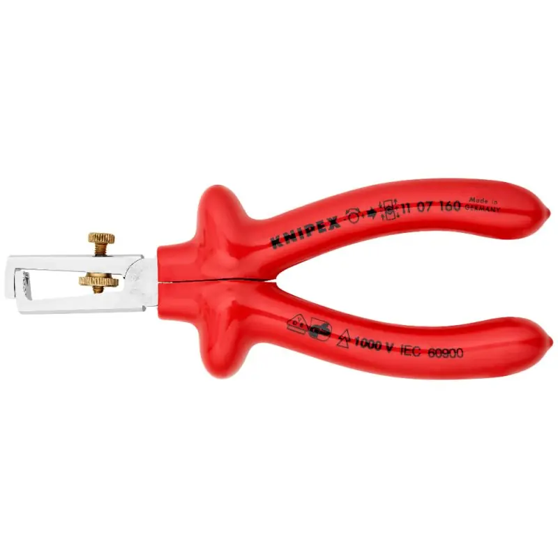 Abisolierzange mit Öffnungsfeder 11 07 160 Knipex Sofort Bestellen