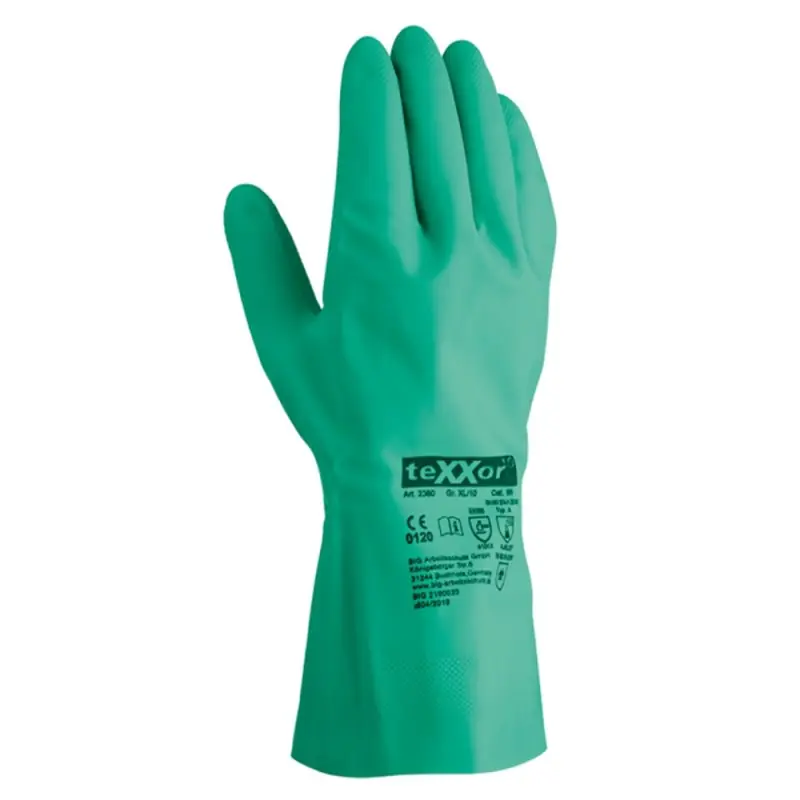 12 Paar Chemikalienschutzhandschuh Nitril teXXor® 2360 Größe S Schneller Versand