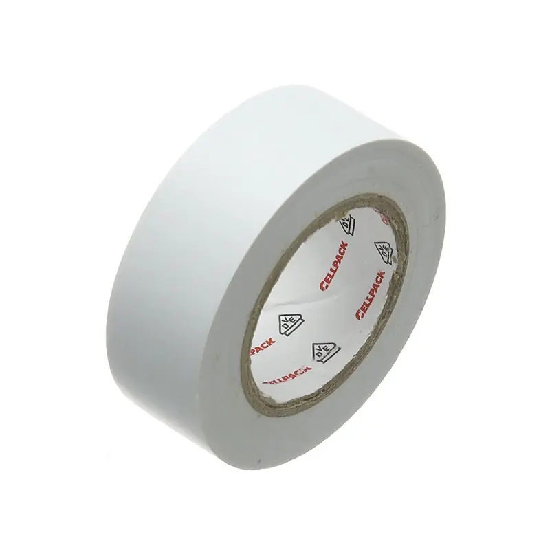 1 Rolle PVC-Isolierband 15 mm x 10 m No. 128 weiß Geprüft
