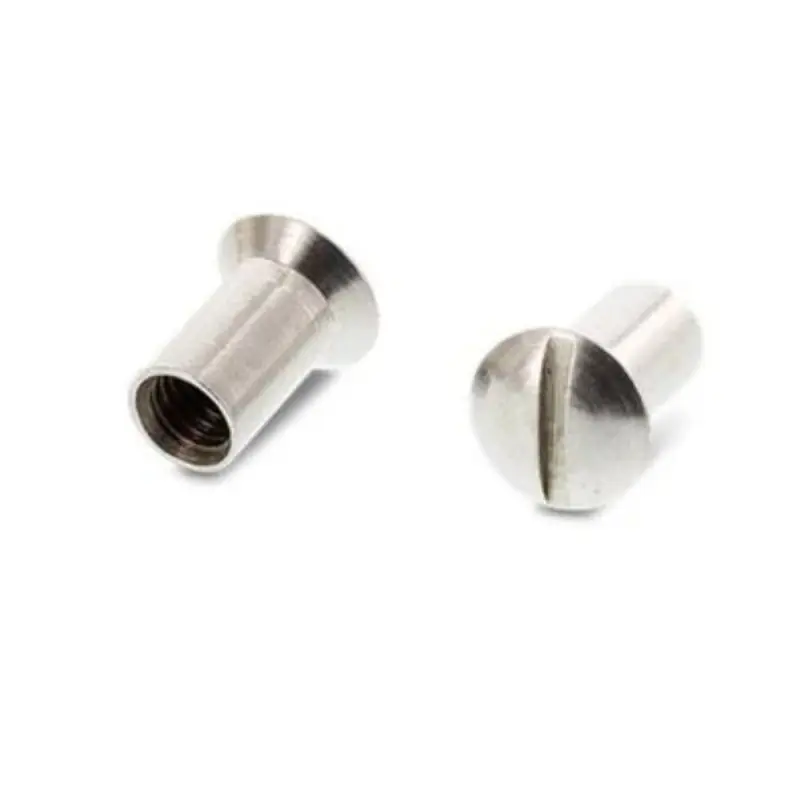 Preisknaller 100 Stück Hülsenmuttern Linsensenkkopf Edelstahl M 6 x 15 mm