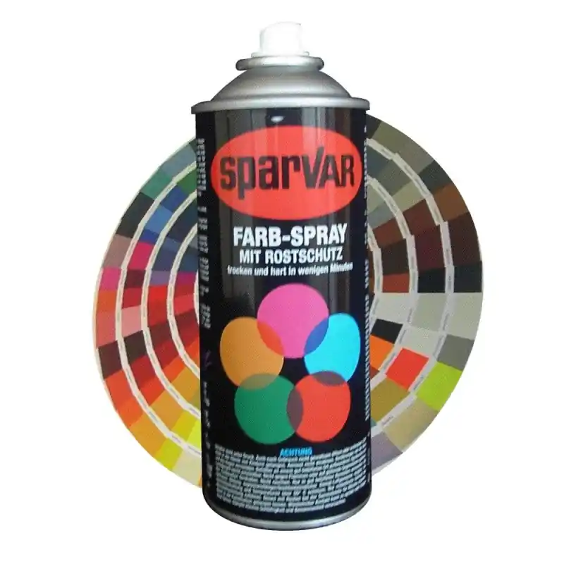 Jetzt Kaufen Sparvar Farb-Spray mit Rostschutz 400ml RAL 9001 - Cremeweiß