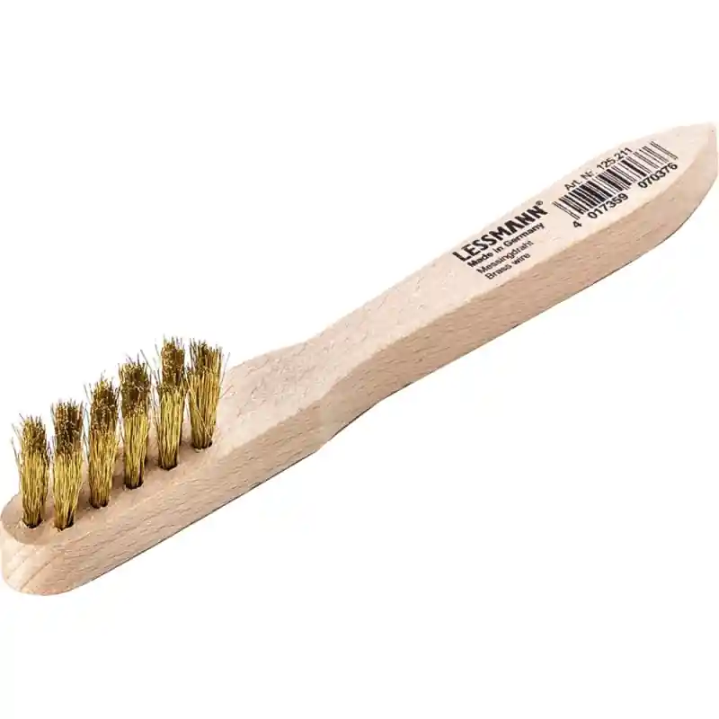 12 Stück Zündkerzenbürsten Messingdraht 3-reihig gew. 0,15 x 150mm Lessmann Preiswert