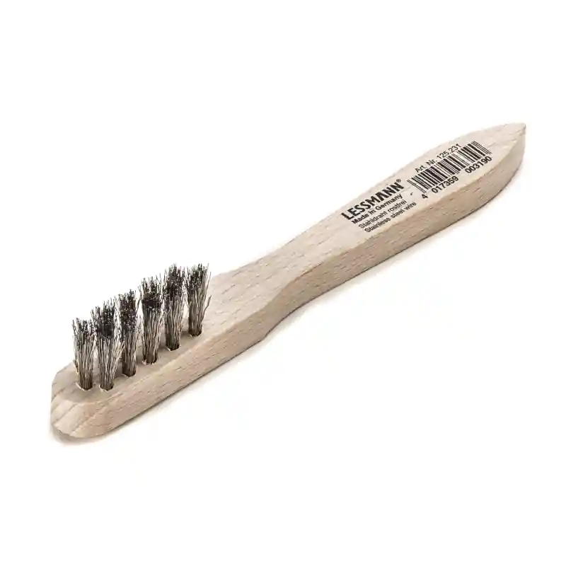 Angebot Zündkerzenbürste Stahldraht STA 3-reihig gew. 0,15 x 150mm Lessmann