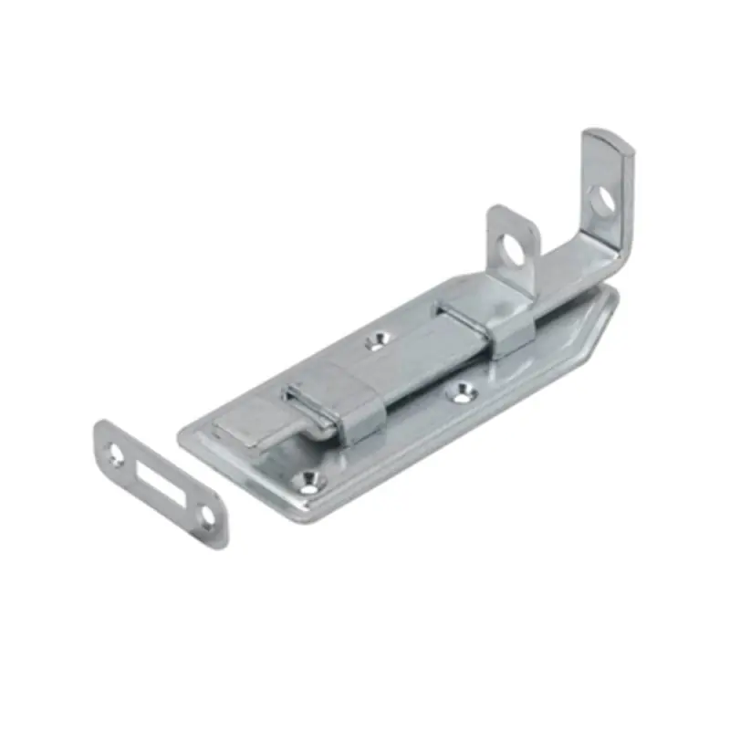 1 Stk. Türschlossriegel gekröpft mit Schließblech verzinkt 180 x 65 mm Garantierte Lieferung