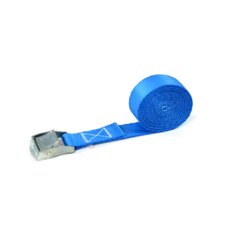 Sichere Zahlung 1 tlg. Zurrgurt mit Klemmschloss 25mm blau 4 m