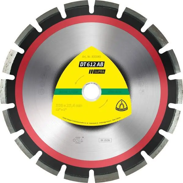 Klingspor Diamantgroßtrennscheibe DT 612 AB SUPRA Top-Preis
