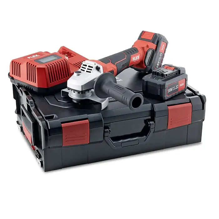 FLEX Akku-Winkelschleifer LB 125 18.0-EC/5.0 Set Bestseller