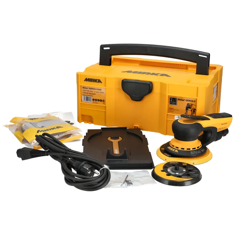 Mirka Exzenterschleifer DEROS 5650CV II 125/150mm 5,0 Hub Case Begrenztes Angebot