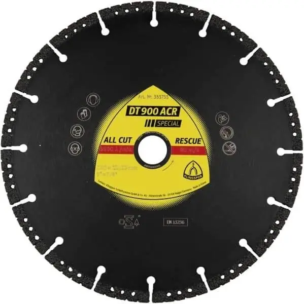 Klingspor Diamantgroßtrennscheibe DT 900 ACR SPECIAL Saisonangebot