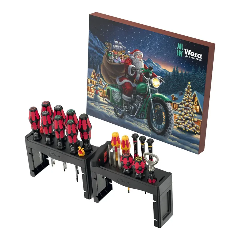 Wera Adventskalender 2025 - 28-teilig Preis Gesenkt