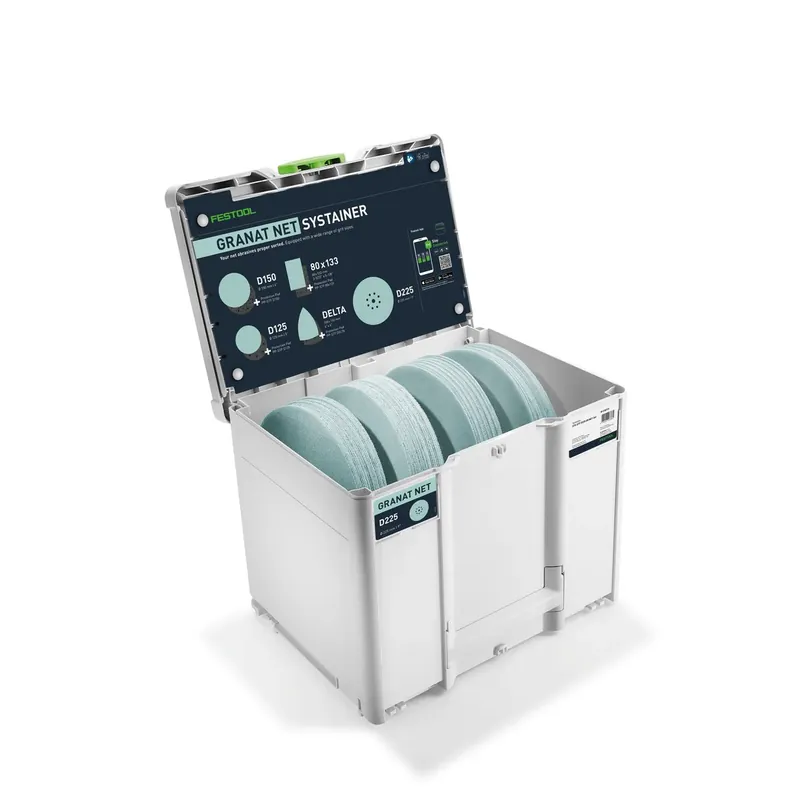 Top-Preis Festool Schleifmittel-Systainer³ Granat Net D225 GR NET SYS