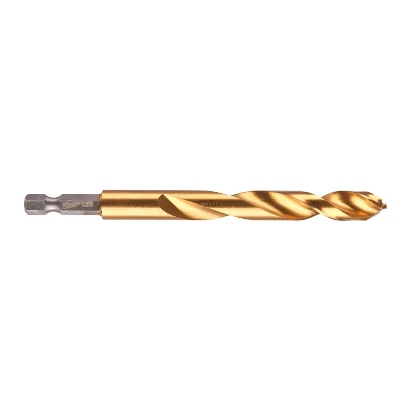 Schneller Versand Milwaukee SHOCKWAVE Metallbohrer HSS-G RED HEX Titan 1/4" 10,2 x 121 mm