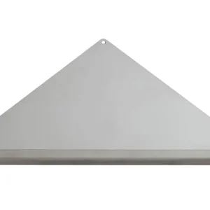 Ausverkauf Eck-Duschablage (gleichschenklig) 310 x 220 x 220 mm Vorderkante: Quadratprofil