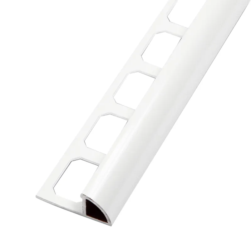 Aktuell Viertelkreisprofil / Ecken Aluminium brillantweiß, pulverbeschichtet