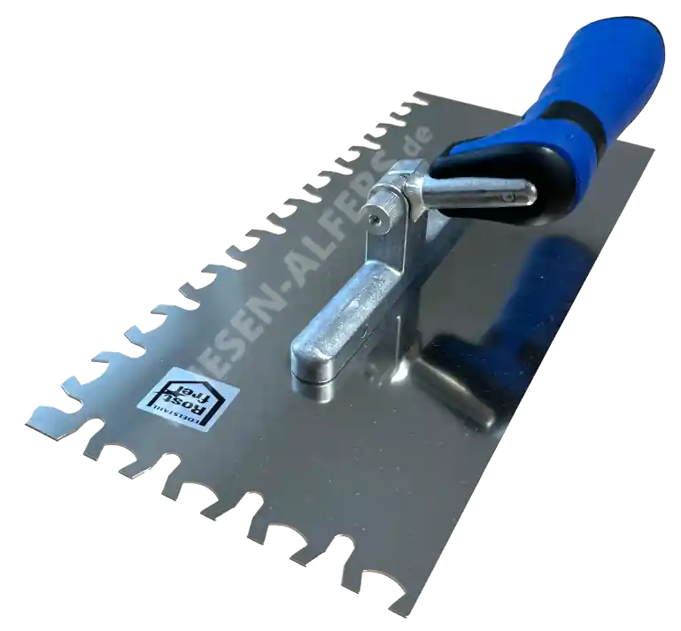 Sonderangebot Zahnspachtel Holo-Top Edelstahl mit Vario-Softgriff *SONDERPOSTEN*