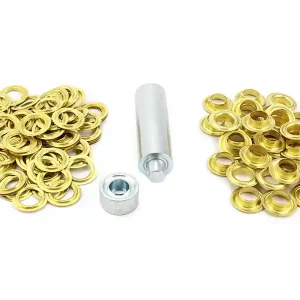Kracherpreis Einschlagstempel Einschlagwerkzeug XXL 20 mm 20 Ösen Messing Ösenwerkzeug