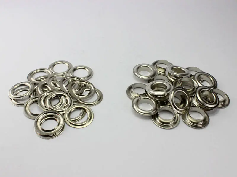 20 x Ösen 40 mm Ösen Messing Nickel rostfrei Rundösen Planenösen DIN 7332 Markenprodukt