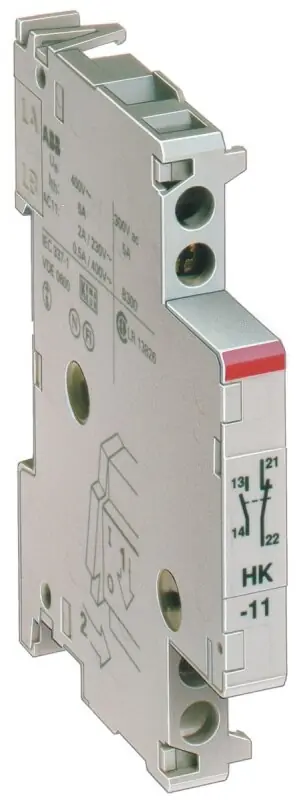 ABB - HK1-02 Hilfsschalterblock 2Ö Seitenanb Schraub Markenware