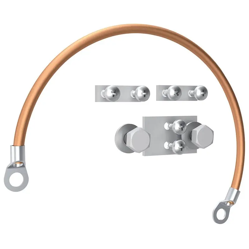 ABN GEF25-31 Schutzleiterverb. Geh.-Feld für Bolzen M8 35qmm 310mm Neue Kollektion