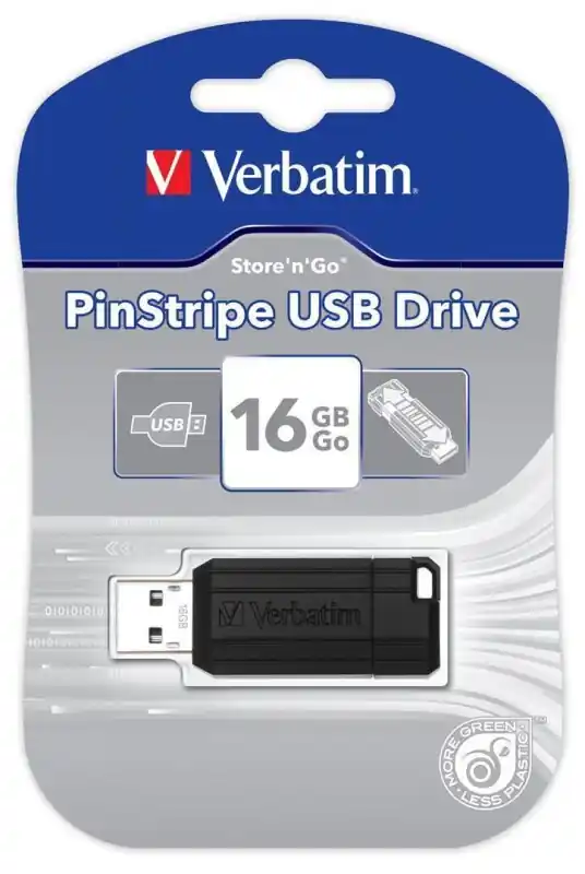 Verbatim USB-Stick 16GB schwarz Pin Stripe Meistverkauft