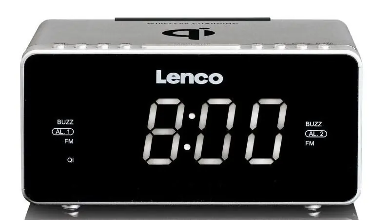 Nur Für Kurze Zeit Lenco Uhrenradio PLL,FM,QI-Charging CR-550 si