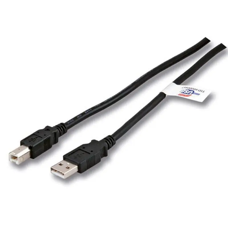 EFB K5256SW.5 USB2.0 Anschlusskabel A-B St-St 5m schwarz Premium Sichere Zahlung