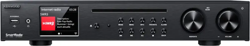 Jetzt Kaufen Kenwood KR-W8000 SCD Smart Hifi Receiver sw DAB Internetradio