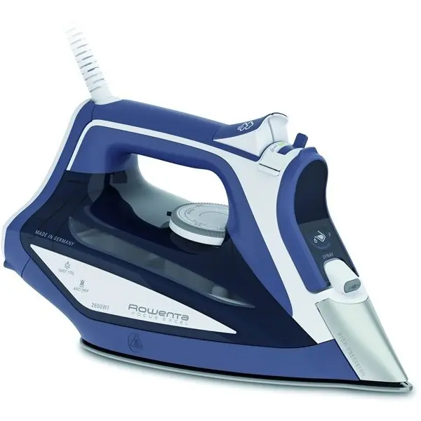 Rowenta Dampfbügeleisen 2600W ws/bl DW 5210 45g/min Edstsohle Dampfstoß Mega-Angebot