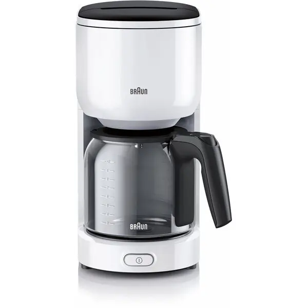 Braun KF 3100 WH Kaffeeautomat Glaskanne 10 Tassen ws Bestpreis