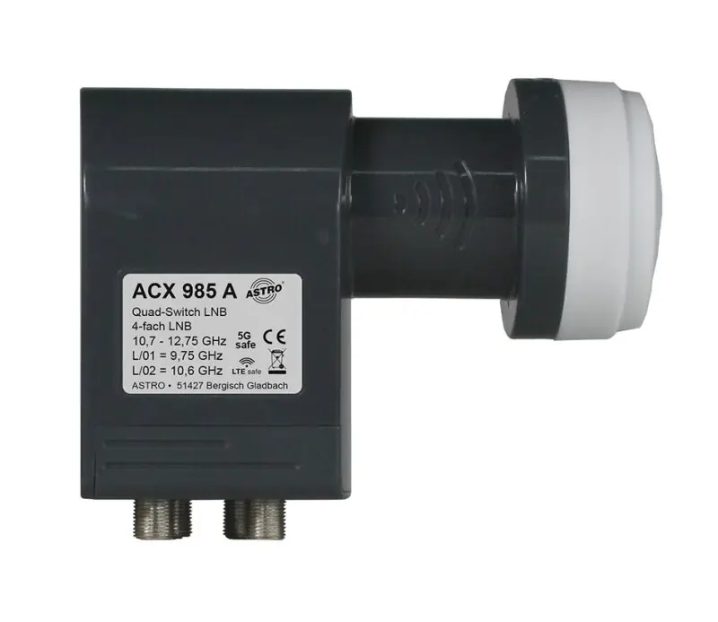 ASTRO - ACX 985 A Quad LNB 4Ausg Multisch 40mm Markenprodukt